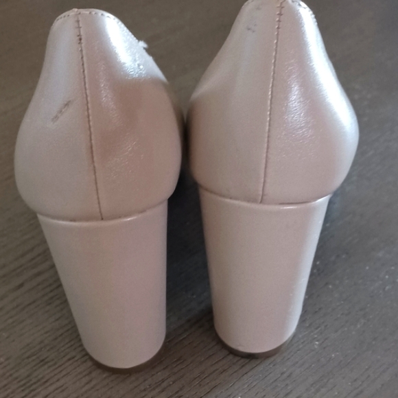 Chunky Beige Heels - Picture 3 of 5